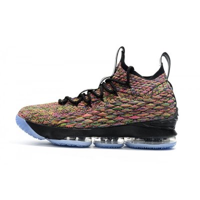 Nike Erkek Lebron 15 Renkli / Siyah Basketbol Ayakkabısı Türkiye - 94VRKJWP